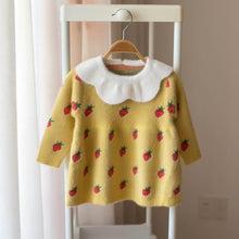 Load image into Gallery viewer, Modern Cotton Warm Winter Knitted Clothes Infant Toddler Top Dress For Girls Kids