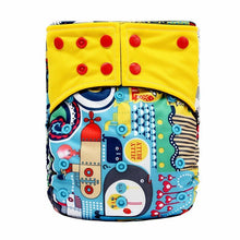 Load image into Gallery viewer, Baby Cloth Diaper Reusable Adjustable Pocket Nappy Cover Fit All Diaper Reusable Nappies Cotton In Modern Trend Printed Design For Unlimited Uses