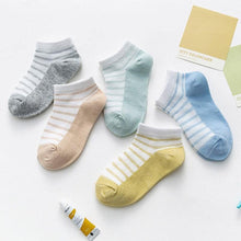 Load image into Gallery viewer, 5Pair Set Cotton Baby Girls Socks Thin Summer Breathable Mesh Kids Toddler Socks Cute Cartoon Children Socks Infant Socks for Kids