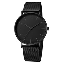 Load image into Gallery viewer, STEVVEX Men Watch Quartz Casual Watches Simple Metal Hour Reloj Quartz Watch Montre Mesh Stainless Steel clock For Men's and Boys