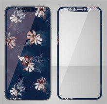 Load image into Gallery viewer, Fashion Sky Flowers Pattern Tempered Glass For iPhone 11 Pro Max Screen Protector Film for iPhone X XS XR XS Max 3D Full Cover Tempered Glass Screen Protector for iPhone