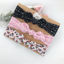Load image into Gallery viewer, Baby Headband Flower Print Hair Wear for Newborn Baby Girl Headband for Little Girl Headbands Children Bow