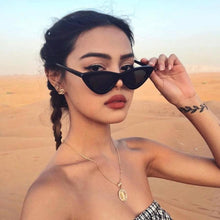 Load image into Gallery viewer, Vintage Cateye Sunglasses For Women In Famous Retro Small Cat Eye Style In NEW Modern Edition with UV400 Protection