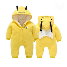 Load image into Gallery viewer, Baby Dinosaur and Rabit Jumpsuit With Zipper Newborn Baby Clothes Crawling Clothes Baby Girls and Boys Kids Costume Jumpsuit