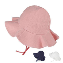 Load image into Gallery viewer, Baby Girl Summer Outdoor Beach Floral Lovely Lace Princess Bucket Sun Hat For Girls
