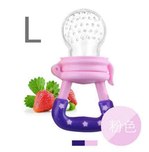 Load image into Gallery viewer, Silicone Baby Pacifier Feeder Cartoon Animal Infant Nipple Holder Newborn Fruit pacifier Tetine Silicona Nipple Bit