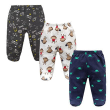 Load image into Gallery viewer, 3PCS Baby Pants 100% Cotton Baby Girls and Boys Clothes Unisex Casual Bottom PP Pants Newborn Baby Clothing For Children