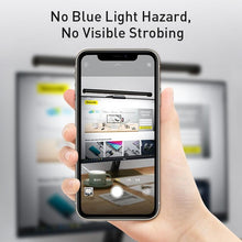 Load image into Gallery viewer, STEVVEX Screenbar LED Desk Lamp PC Computer Laptop Screen Bar Hanging Light Table Lamp Office Study Reading Light For LCD Monitor (Black)