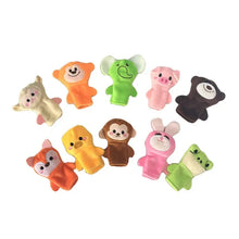 Load image into Gallery viewer, Hand Finger Puppets Plush Set – Animal Cartoon Toys for Kids