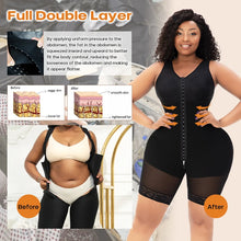 Load image into Gallery viewer, Tummy Bodyshaper Open Crotch Chest Support Post Op Bbl Faja Full Body Columbian Shapewear Women Fajas Colombianas Butt Lifter