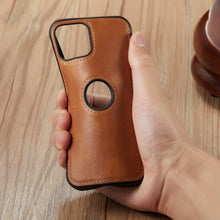 Load image into Gallery viewer, Luxury PU Leather Phone Case For iPhone 14 pro max 13 Pro max 11 12 Pro Max XR XS Max X 7 Plus case leather Slim Back Cover Compatible with iPhone 13 Pro Case Slim Leather Classic Luxury Elegant Phone Cover