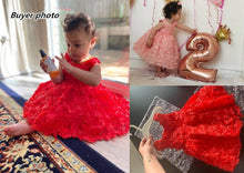 Load image into Gallery viewer, Luxury Modern Designer Toddler Baby Girl Infant Princess Lace Tutu Dress Baby Girl Wedding Dress Kids Party Dress
