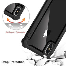Load image into Gallery viewer, Heavy Duty Shockproof Phone Case For iPhone 14 13 12 Soft Transparent Back Cover Full-Body Clear Bumper Case with Built-in Screen Protector For iPhone