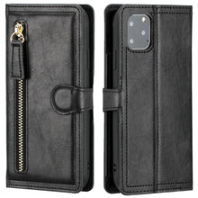 Load image into Gallery viewer, Luxury Leather Flip Wallet Case For iPhone 14 13 12 11 Pro MAX X XS XR Card Holder Stand Cover Retro Brown Card Holder Slots Pocket Case PU Leather Magnetic Closure Kickstand Shockproof Flip Case