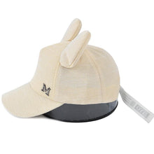 Load image into Gallery viewer, Luxury Modern Shiny Kids Baby Hat With Ear Letter Summer Baby Girl Boy Sun Hat Baseball Caps Cotton For Kids