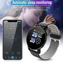 Load image into Gallery viewer, New Bluetooth Smart Watch For Men and Woman With Multifunction Blood Pressure Smartwatch Sport Tracker Band For Android IOS and WhatsApp Connection