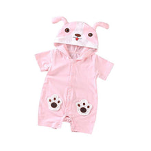 Load image into Gallery viewer, Infant Jumpsuit Summer Romper Cartoon Animal Print Girl and Boy Cotton Suit Newborn Romper Design