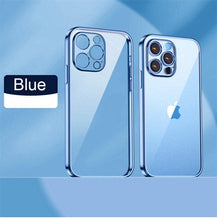 Load image into Gallery viewer, Elegant Unisex Clear Transparent Soft Case For iPhone 13 Pro Max 12 11 13Pro 14 Shockproof Ultra Thin Bumper Cover Luxury Cover Back Cover for iPhone