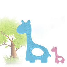 Load image into Gallery viewer, New Cute Giraffe Appease Teether Toy Teething Chew Toddler Silicone Natural Organic Food Perfect For Baby Boys and Girls