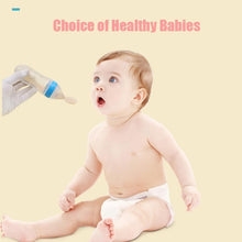 Load image into Gallery viewer, New Modern Baby Bottle Spoon Feeder Dropper Silicone Spoons for Feeding Medicine Kids Toddler Cutlery Utensils Children Accessories Newborn Bottle Spoon Ideal For Travel
