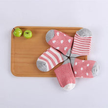 Load image into Gallery viewer, Luxury Modern 5pair Socks Set Kids Soft Cotton Socks Baby Cute Cartoon Warm Dots Fashion Sport Socks For Firls and Boys Kids