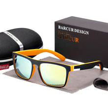 Load image into Gallery viewer, BARCUR Men's Polarized Driving Sunglasses – UV400 Protection Lightweight TR90 Frame Anti-Glare Lens Stylish Oculos de Sol Summer Sunglasses