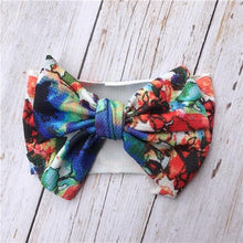 Load image into Gallery viewer, Luxury Modern printed Baby Girls Bow Hairband Turban Knot Headband Girl Headwear Newborn Girl Turban Hairband For Girls