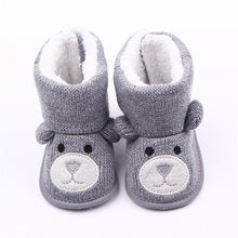 Load image into Gallery viewer, Baby Girls Boys Winter Boots Soft Infant Toddler Newborn Cute Cartoon Shoes Lightweight Snowproof Shoe