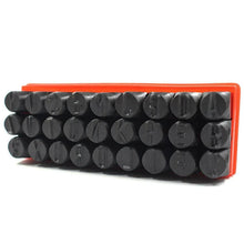 Load image into Gallery viewer, Letter & Number Stamp Punch Set - Hardened Steel for Metal, Wood, Leather (A-Z, 0-9)