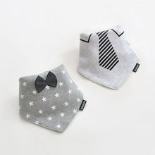 Load image into Gallery viewer, 2 Pcs Baby Bibs Bandana Cotton Double Layers Drool Bib For Boys And Girls Triangle Bibs Infant Towel