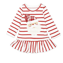 Load image into Gallery viewer, Baby Girls Long Sleeve Stripe Christmas Outfits Dress For Girls Clothes Unique Design Excellent Look