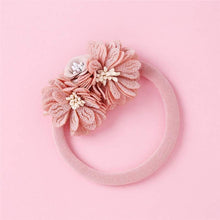 Load image into Gallery viewer, ILuxury Handmade Infant Child Hair Band Three-dimensional Alloy Rhinestone Crown Headdress Elastic Headband Turban For Baby Girls