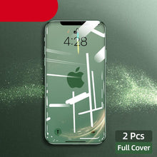 Load image into Gallery viewer, 2PCS Screen Protector Tempered Glass For iPhone 14 13 12 Pro Max Full Cover Protective Glass For iPhone 13 Pro Max 9H Hardness Anti-Scratch Shockproof Protection Screen Cover Shield