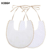 Load image into Gallery viewer, Infant Baby Bib Kid Toddler Dinner Feeding Tassel Double-side Cotton Linen Burp Cloths Saliva Towel For Baby
