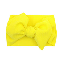 Load image into Gallery viewer, Baby Girls Headband Toddler Big Bow Hairband Cute Solid Stretch Turban For Baby Girls