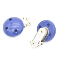Load image into Gallery viewer, Wooden Baby Children Pacifier Holder Clip Infant Cute Round Nipple Clasps For Baby Product
