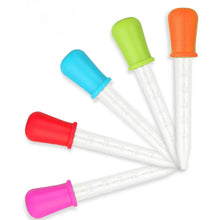 Load image into Gallery viewer, Color Random Children Dropper with Scale Washable Reusable Infant Droppers Detachable Dispenser Pipette for Travelling