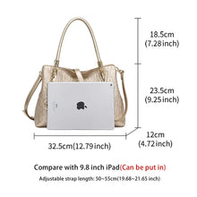 Load image into Gallery viewer, FOXER Women Crossbody Shoulder Bag Female Split Leather Handbag Fashion Lady Tote High Capacity Top Handle All-match Office Bags