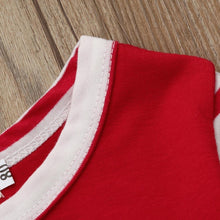 Load image into Gallery viewer, Toddler Christmas Party Rompers Jumpsuit Striped Long Sleeve Set Outfit For Baby Kids