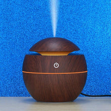 Load image into Gallery viewer, 130ML USB Aroma Diffuser Ultrasonic Cool Mist Humidifier Air 7 Color Change LED Night Light For Office Home