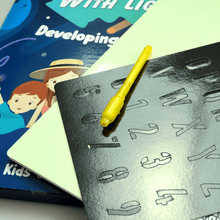 Load image into Gallery viewer, A3 A4 A5 Kids Luminous Drawing Board with Light-Fun Magic Sketchpad Draw Tablet Fluorescent Pen Russian English Light Up Toys