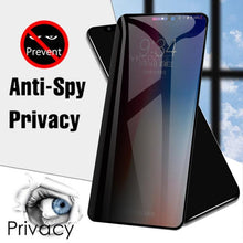 Load image into Gallery viewer, 3Pcs Best Privacy 9H Tempered Glass For iPhone 11 12 13 14 Pro Mini XS MAX X XR 6S 7 8 Plus SE Anti Spy Peep Screen Protector Anti-Spy Anti-Peeping Tempered Glass Screen Film for iPhone
