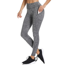 Load image into Gallery viewer, Casual Women's Yoga Pants Gym Fitness Sports Cropped Leggings Pocket Slim Pants Female Solid Color Women's Seamless Scrunch Legging Workout Leggings For Women Lift Tight Gym Yoga Home Pants