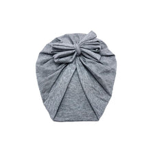 Load image into Gallery viewer, Luxury Modern Baby Headband Hat Bowknot Print Cotton Stretchy Turban Headband Infant Head Wrap Beanie Hat For Babies and Kids
