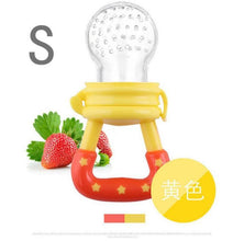 Load image into Gallery viewer, Silicone Baby Pacifier Feeder Cartoon Animal Infant Nipple Holder Newborn Fruit pacifier Tetine Silicona Nipple Bit