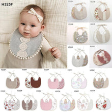 Load image into Gallery viewer, Newborn Baby Boys Girls Cute Saliva Towel Feed e Cotton Bibs Dribble Scarf For Baby Kids