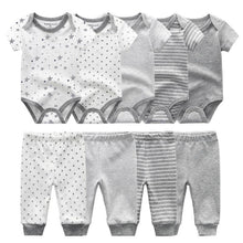 Load image into Gallery viewer, Solid Bodysuits Pants Baby Boy Clothes Clothing Sets 0-12M Unisex Newborn Baby Pajamas Romper Jumpsuit For Boys and Girls Kids