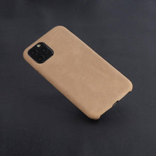 Load image into Gallery viewer, Ultra Thin Phone Cases For iPhone 13 6 7 14Plus XS Max Cover Leather Skin Soft Silicone Case For iPhone XR X 11 12 Pro Case Anti-Scratch iPhone Xs max Cover Genuine Leather iPhone Cases for iPhone