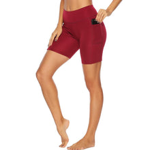 Load image into Gallery viewer, Casual Women's Yoga Pants Gym Fitness Sports Cropped Leggings Pocket Slim Pants Female Solid Color Women's Seamless Scrunch Legging Workout Leggings For Women Lift Tight Gym Yoga Home Pants