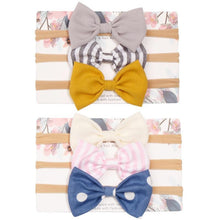 Load image into Gallery viewer, Baby Girls Headband Infant Elastic Headwear Kids Hair Accessories Bow Set For Baby Girls